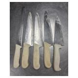 (4) Stahl Knives & (1) Mundial