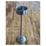 29.5" Tall stainless steel wine bucket stand