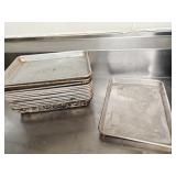 (12) Aluminum Baking Trays 13x9