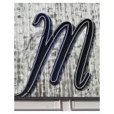 Large Neon" M" Approx 5