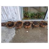 (5) Hanging Baskets