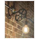 Vintage Style Pulley Design Wall Light with Bare