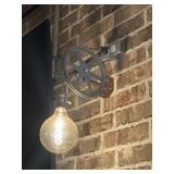 Vintage Style Pulley Design Wall Light with Bare