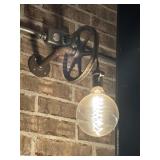 Vintage Style Pulley Design Wall Light with Bare