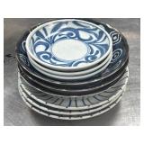(9) Assorted Plates