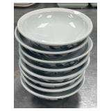 (8) Porcelain Footed Bowls 5"x1.5"