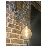 Vintage Style Pulley Design Wall Light with Bare