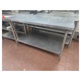 SS Table w Lower Shelf 60x24x36