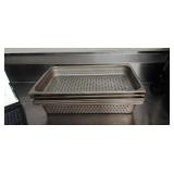 (4) Full Tray Perforated Steam Pans Asst. depths