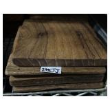 (4)  9"x 6.5" Wooden Cutting Board