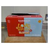 Case of individual Six packs of Glass bottles