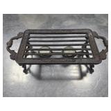 (2) Cast Iron Stands 9.5x5.5