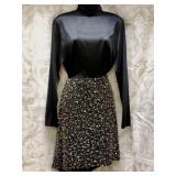 NWT Ellen Tracyï¿½  Silk Turtleneck Blouse & Beaded