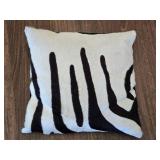 19"ï¿½18" Zebra Hide Throw Pillow