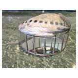 Very Cool Hinged Trinket Mirror Box w/Polished