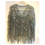 MD Trina Turk Green Lace Ebroidered Blouse & Cami