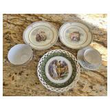 Vintage Bone China Cups & Saucers