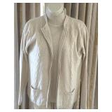 Sz S Lord & Taylor 2 Pc Set 100% Cashmere Cable