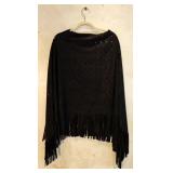 OS Rain + Rose Fringe Poncho
