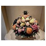 Capodimonte Porcelain or Italian Majolica Fruit