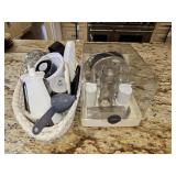 Food Processor Accessories & Case + Fabric Basket