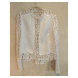 Sz 8 Elie Tahari Lace Blazer/ Top
