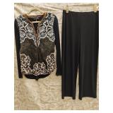 MD Hale Bob Blouse & Frank Lyman Black Stretch