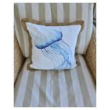 Laural Home Watercolor Jellyfish Indoor or