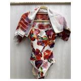 Sz: 10, Gottex Floral Swimsuit & Cover
