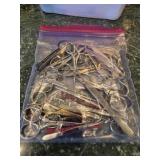 Bag of Mini Scissors & Tweezers