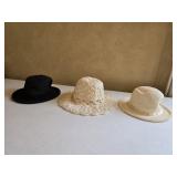 (3) Ladies Hats