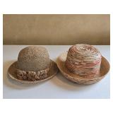 (2) Ladies Straw Hats