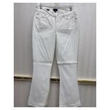 Sz: 6 ï¿½NYDJï¿½ Womenï¿½s White Flare Jeans