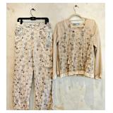 SM/MD Johnny Was Embroidered Set