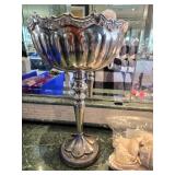 Vintage 18" Silver-Plated Compote or Tazza,