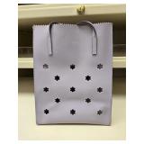 Furla Leather Tote Bag with Flower Cutouts