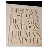 Vintage 1959 Coffee Table Book "Observations"