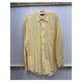 Sz: XL, Faconnable Menï¿½s Yellow Dress Shirt