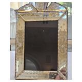 5x7 Vintage Venetian Glass Etched Mirror picture