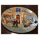 Signed Guy Buffet "Tuscan Storefronts" 16" Fine