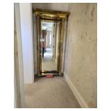 43"ï¿½17"x77" Brass Full Length Mirror