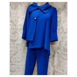 Joseph Ribkoffï¿½ Blue Stretch Pantsuit