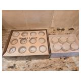 NIB Dinner Candles in Holders