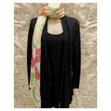 SM Lynn Ritchie Silver Black Top & Cardigan +