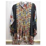 Sz: S, Johnny Was Silk Nesting Dolls Tunic
