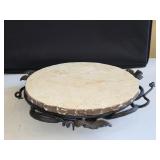 16" Wrought Iron Turnstile w/Removable Marble