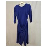 ESCADA Royal Blue Sheath Dress with 3/4 Sleeves