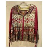 SM Johnny Was Silk Blouse