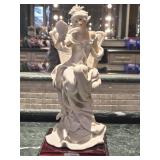 Signed 1987 Giuseppe Armani "Lady with Mirror"