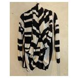 MD Alice & Olivia Striped Multi Way Sweater